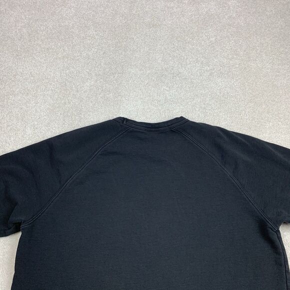 Cheap Monday Stockholm Pullover Men Size Large Black Long Sleeve Logo Crew - Picture 7 of 15